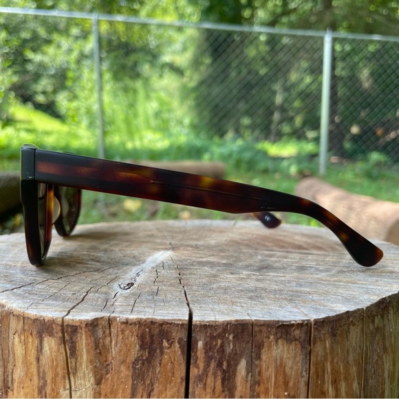 Sama Marlowe matte tortoise sunglasses made in Japan with case main image 6
